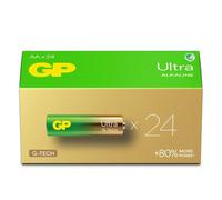 GP Batteries Ultra Alcaline AA/LR06 - Pack 24 Piles Usage Unique 1.5V - Dimensions 1.45x50.5mm, Poids 23g - Certification IEC 60086-2