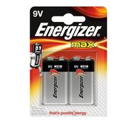 Piles alcalines Energizer Max 6LR61/6LF22 9V 2 unités