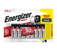 Piles Alcalines Energizer Max AA/LR6 - pack de 12