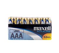piles alcalines Maxell LR03 (AAA, pack famille 32er)