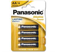 Piles alcalines Panasonic LR6 4BL 039273