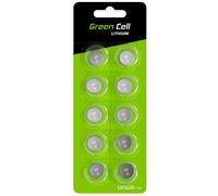 Piles au lithium CR1620 3V 70mAh - 10 pcs. Green Cell