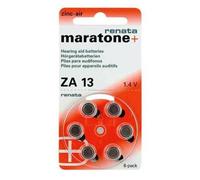 Renata ZA13, HA13, PR48, piles pour prothèses auditives PR13H 6-Pack, 310 mAh
