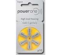 Piles auditives POWER ONE 10 - 3 plaquettes