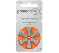 Piles auditives Power One P13 par 20 Plaquettes