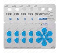 Varta Piles auditives Power One P675 Zinc-Air 1,4 V 650 mAh – Pack de 60