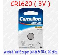 Piles BOUTON au choix : CR Lithium - LR Alcaline - SR Oxyde d'argent - Auditives