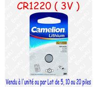 Piles BOUTON au choix : CR Lithium - LR Alcaline - SR Oxyde d'argent - Auditives