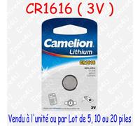 Piles BOUTON au choix : CR Lithium - LR Alcaline - SR Oxyde d'argent - Auditives