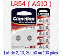 Piles BOUTON au choix : CR Lithium - LR Alcaline - SR Oxyde d'argent - Auditives