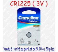 Piles BOUTON au choix : CR Lithium - LR Alcaline - SR Oxyde d'argent - Auditives