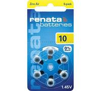 Piles bouton auditives ZA10 - Lot de 6