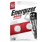 Piles bouton Energizer 2032 - 2 x CR2032 Lithium 3V
