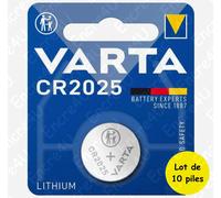 Pile bouton Varta CR2025Bli1 3,0 V/157 mAh/lithium CR 2025 (VE1)