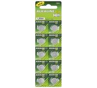 Piles boutons alcaline 10x LR44