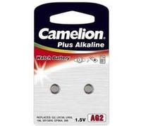 Piles boutons Alcaline AG 2 / LR726 / 396 / 196 / Blister de 2 piles « SANS MERCURE » CAMELION G