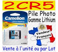 Pile 2CR5 / 245 / PRL6401 Camelion Lithium 6V