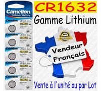 Pile bouton CR 1632 Camelion 120 mAh 5 pc(s)