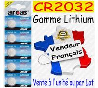 Piles boutons au choix : CR2032 ou CR2025 CR2016 CR1620 CR2430 CR2450 Lithium 3V