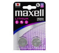 Maxell Piles bouton CR2032 Lithium 3 V – Lot de 2