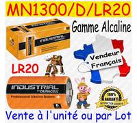 Duracell Industrial Dbatterijes alcalines professionnelles 1,5 V/LR20