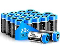 Piles CR123A, AHJ 20 Piles Lithium CR123A/CR123/CR17345 3V 1600mAh Jetables, Piles Spéciales pour Petits Appareils électroniques, Longue Durée de Vie, Hautes Performances-Pas pour Arlo