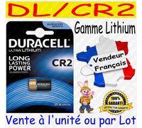Piles CR2 DLCR2 DURACELL PHOTO - Dispo aussi CR2032 CR2025 CR2016 CR2430 CR2450