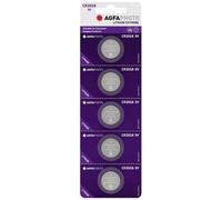 PILES CR2016 LITHIUM 3V 72mAh x5 AGFA