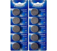 Piles CR2477 - EUNICELL - 10 pièces - Lithium 3V - 1050mAh - Compatible DL2477