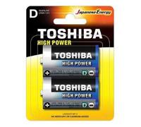 Piles D - Toshiba - LR20GCP BP-2 - Alcaline - 1.5V - Pack de 2