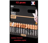 Piles Duracell lot de 12 AAA LR3 1.5 v Alkaline Qualité guarantie