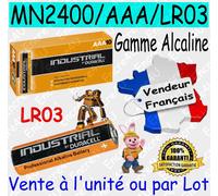 Piles DURACELL TYPE LR03 AAA - Dispo aussi : CR2016 CR2025 CR2032 CR2430 CR2450