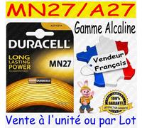 Piles DURACELL TYPE MN27 A27 - Vente aussi : CR2032 CR2025 CR2016 CR2430 CR2450