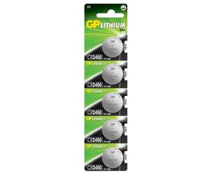 Piles GP Batteries Lithium coin CR2450-7U5 (x5) ArgentÃ© 3 V