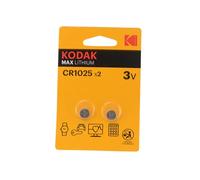 Piles Kodak Lithium Cr1025 (x2) Noir