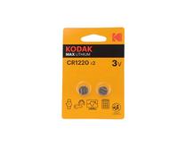 Piles Kodak Lithium Cr1220 (x2) Noir