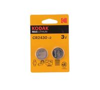 Piles Kodak Lithium Cr2430 (x2) Argenté
