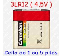 Piles LR06 LR03 LR14 LR20 6LR61 3LR12 ... ( Alcaline, Lithium ou Rechargeables )