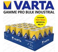 Piles LR14 C MN1400 E93 R14 AM2 Varta Industrial ( Alcaline 1,5V 7800 mAh )
