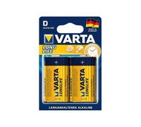 PILES LR20 D ALCALINES LONGLIFE 15800mAh x4 VARTA