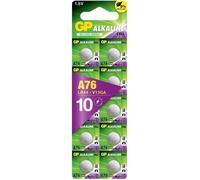 Piles LR44 Bouton - AG13 - Lot de 10 GP Extra | Batteries Alcalines LR 44 A76 - Longue durée et Haute Performance