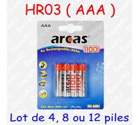 Piles LR6 LR3 LR14 LR20 6LR61 3LR12 AUDITIVES ( Alcaline Lithium Rechargeables )