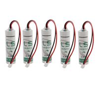 Piles LS14500 3,6 V AA 2600 mAh, blanc, lot de 5