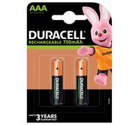Piles Monouso Duracell Recharge Plus, Format AAA mini Stilo, 2 Pièces
