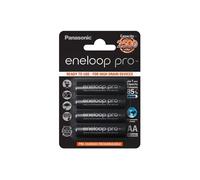 Piles ""NiMH Eneloop Pro"" (AA) avec 2500mAh - 4 pieces