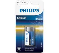 Piles philips lithium cr123 3v pack 1