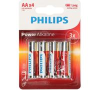 Philips Piles Power LR6 (AA) alcalines 1.5 V Pack de 4