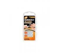 Piles pour appareil auditif - DURACELL - 13 - Lot de 6 - Zinc Air 1,4 V - Système Easy to Insert