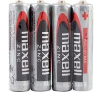 PILES R03 SALINE CARBONE ZINC AAA 1.50V x4 MAXELL