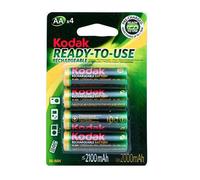 Piles rechargeable Kodak Lr06 AA (x4) Noir